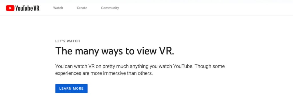 YouTube VR App